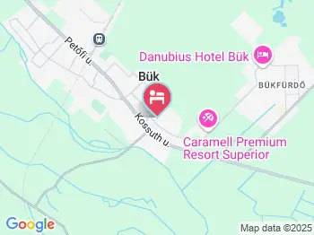 La Maison du Calme Bük, Bükfürdő a térképen