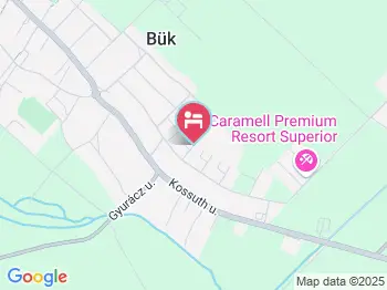 Patrícia Panzió Bük, Bükfürdő a térképen