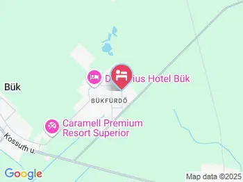 Romantik Camping és Panzió Bük, Bükfürdő a térképen