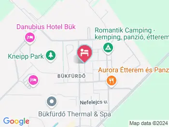 Tafi Apartman Bük, Bükfürdő a térképen