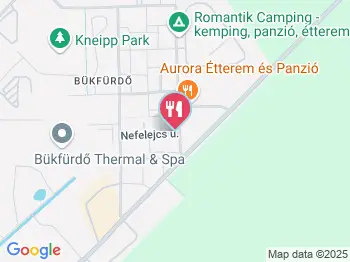 Vadvirág Csárda Bük, Bükfürdő a térképen