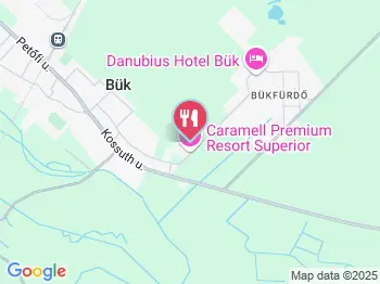 Villa Rosato Bük, Bükfürdő a térképen