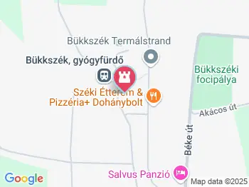 Bükkszékfürdő Fürdőház Bükkszék a térképen