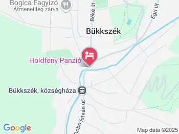 Holdfény Panzió Bükkszék a térképen