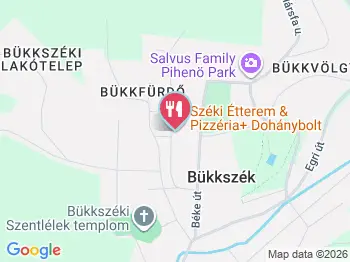 Széki Étterem és Pizzéria Bükkszék a térképen