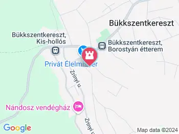 Bükki Üveghuták Ipartörténeti Múzeuma Bükkszentkereszt a térképen