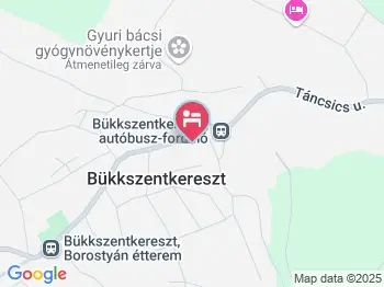 Ódon Panzió Bükkszentkereszt a térképen