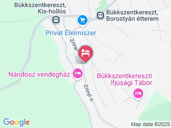 Teteje Vendégház Bükkszentkereszt a térképen