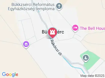 Honfoglalás emlékpark Bükkzsérc a térképen