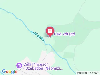 Cáki kőfejtő Cák a térképen
