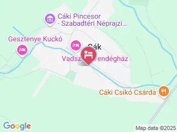 Hegyalja Apartman Cák a térképen