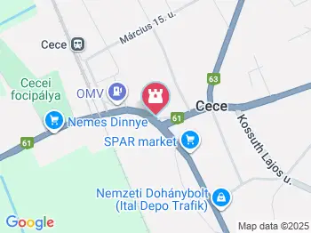 Csók István Emlékmúzeum Cece a térképen