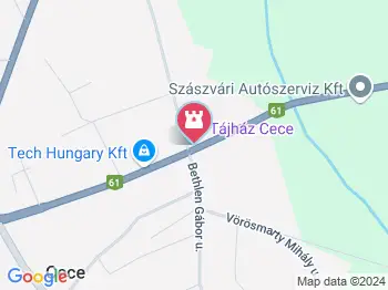 Magyar Mezőgazdasági Múzeum - Cecei Tájház Cece a térképen