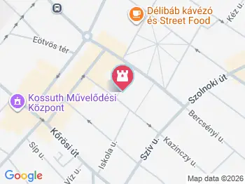 1956-os emlékmű Cegléd a térképen