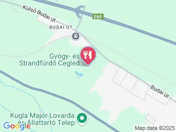 Aquarell Hotel Aranyhegy Étterme Cegléd a térképen