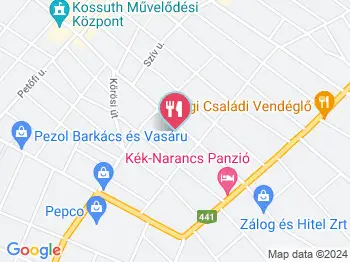 Bake Away Desszertbár Cegléd a térképen