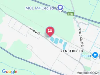 Hotel Aquarell Cegléd a térképen