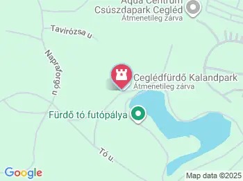 Ceglédfürdő Kalandpark Cegléd a térképen