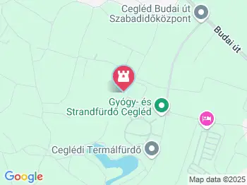 Ceglédi Gyógyfürdő és Szabadidőközpont Cegléd a térképen