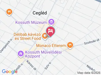 Centrum Apartman Cegléd a térképen