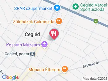 Flamingo Cafe Cegléd a térképen