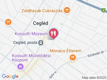 Havanna Street Food Cegléd a térképen