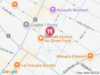 Hazai Pékség - Szabadság tér Cegléd a térképen