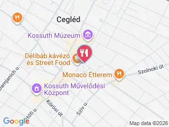 Hazai Pékség Cegléd a térképen