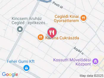 Hazai Pékség Kft. Mintaboltja Cegléd a térképen