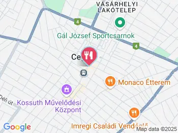 Kemal Török Gyros Cegléd a térképen