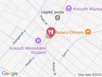 La Toscana Bisztró Cegléd a térképen