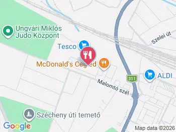 Lángos büfé Cegléd a térképen