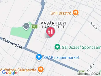 Libella presszó Cegléd a térképen