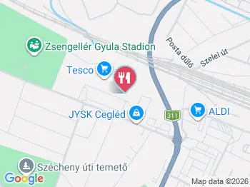 McDonald's Cegléd a térképen