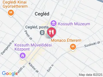 Otthon Kávézó Cegléd a térképen