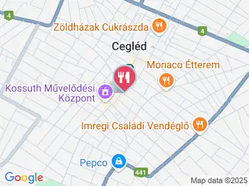 Szindbád Étterem és Borozó Cegléd a térképen