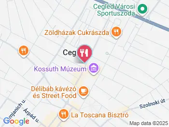 Taco Puerto Cegléd a térképen