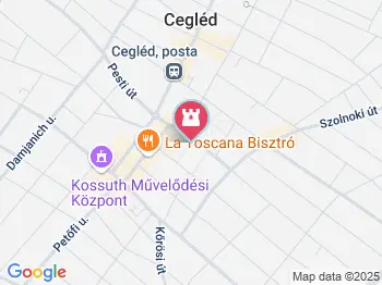 Turini százak emlékműve Cegléd a térképen