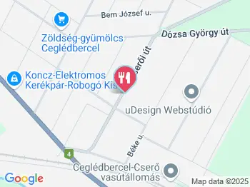 Megyeri Fivérek Borkápolna Ceglédbercel a térképen