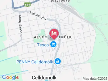 Deja Vu Panzió Celldömölk a térképen