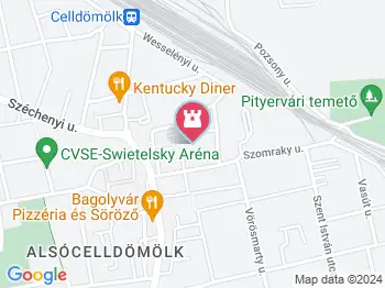 Mária és a kisded Celldömölk a térképen