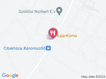 Kaja-Kóma Cibakháza a térképen