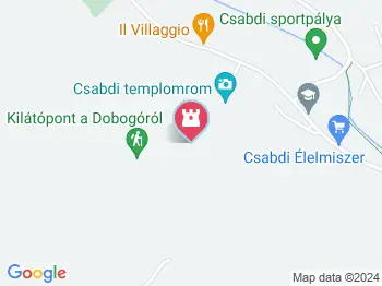 Szovjet hősi emlékmű Csabdi a térképen