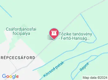 Tőzike tanösvény Csáfordjánosfa a térképen