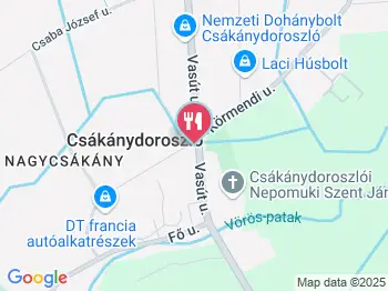 Gyöngygolyó Tekéző & Büfé Csákánydoroszló a térképen