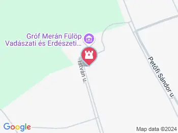 Szent Hubertus faragott szobra Csákberény a térképen