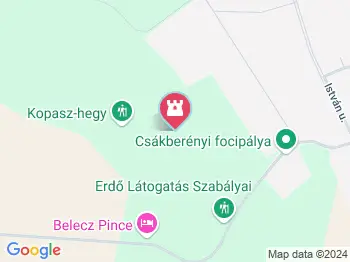 Szovjet hősi emlékmű Csákberény a térképen