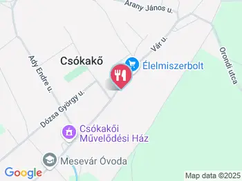 Vértesgyöngye Vendéglő Csákberény a térképen