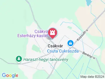 Esterházy-kastély Csákvár a térképen