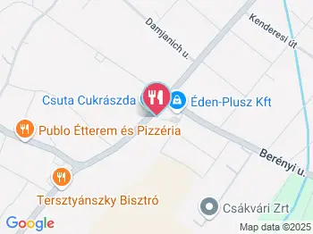 Európa Pékség Csákvár a térképen